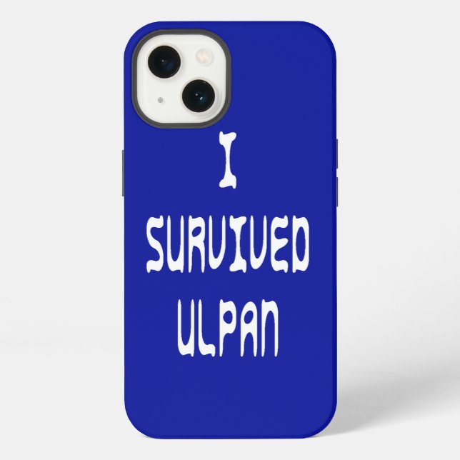 I Survived Ulpan iPhone Case (Back)