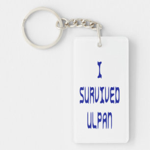 I Survived Ulpan Keychain