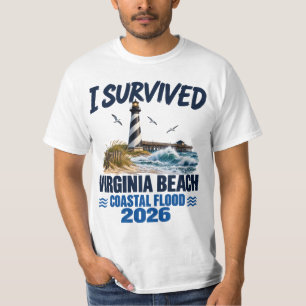 I Survived Virginia Beach Coastal Flood 2026 Coast T-Shirt