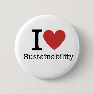 I ❤️ Sustainability CUSTOM Pins