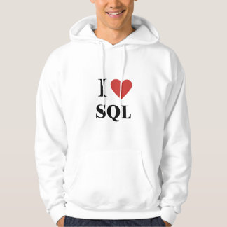 I SWEAT - SHIRT À CAPUCHE SQL HEART