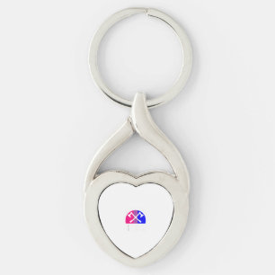 _I Swing Both Ways Violently With An Axe_ Bisexual Keychain