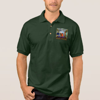 I-T-C AOUTH AIR Tobacco Polo Shirt