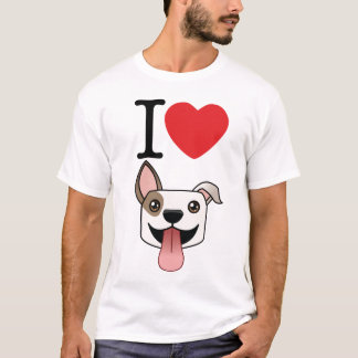 I T-shirt de Pitbulls de coeur