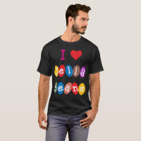 I T-shirt de sucrerie de bonbons à amour de