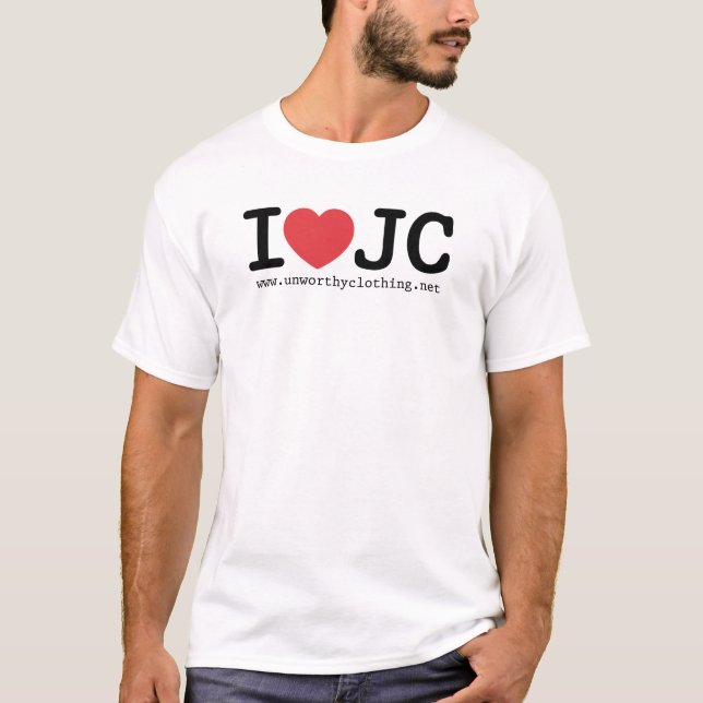 I T-shirt du coeur JC (Devant)