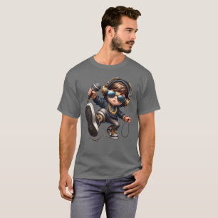 i t-shirt futuriste conception robot