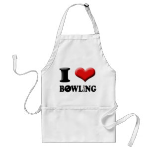 I tablier de bowling de coeur