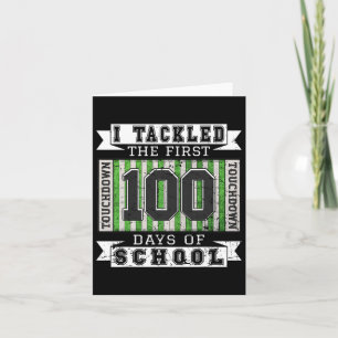 I Tackled The First 100 Days Of School - Vintage F Card