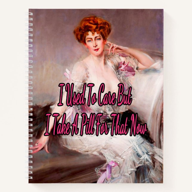 I take a pill for that now, A Painting by Giovanni Notebook (Front)