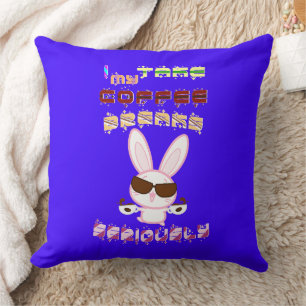 I Take My Coffee Breaks Seriously Throw Pillow