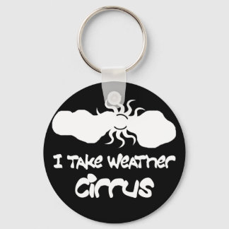 I Take Weather Cirrus Keychain