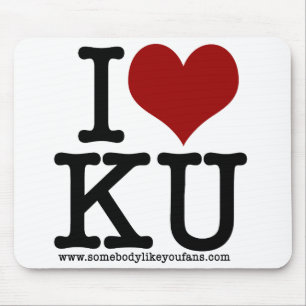 I tapis de souris du coeur KU