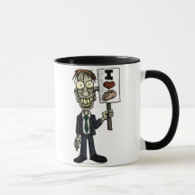 I tasse de cerveaux de coeur