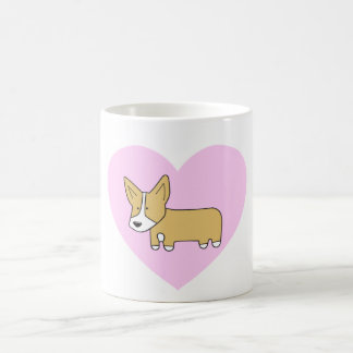 I tasse de Corgis de coeur