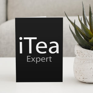 i Tea Expert (IT Expert) Holiday Card