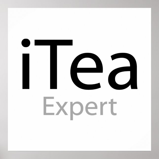 i Tea Expert Poster (Front)