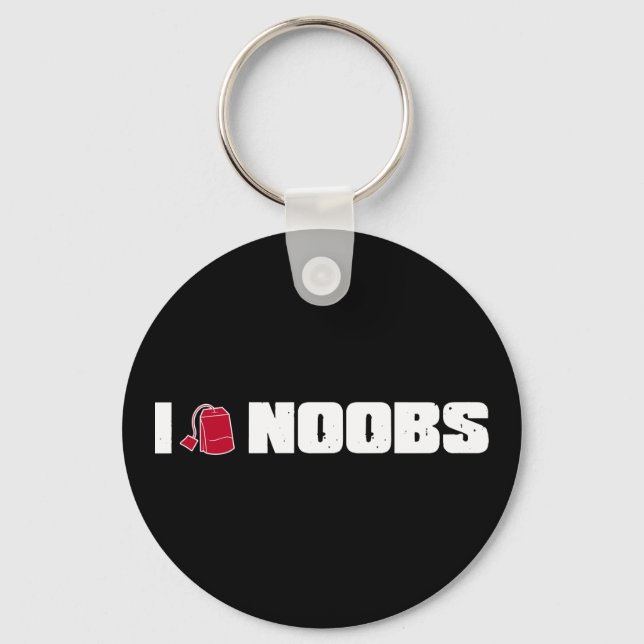 I (teabag) noobs keychain (Front)
