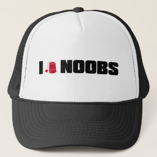i (teabag) noobs trucker hat
