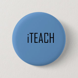 I teach 2 inch round button