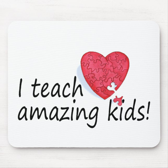 I Teach Amazing Kids Mouse Pad (Front)
