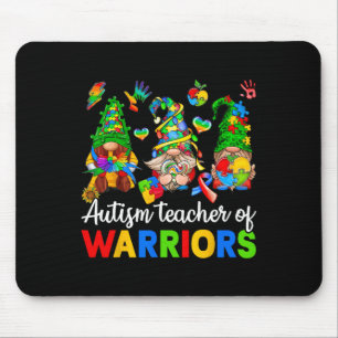 I Teach Awesome Kids Autism Awareness Gnomes  Mouse Pad