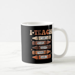 I Teach Black History Month Black Teacher Melanin Coffee Mug