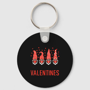 I Teach Cutest Little Valentines Gnomes Love Teach Keychain