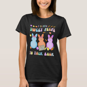 i teach sweet peeps to talk back, retro, vintage T-Shirt