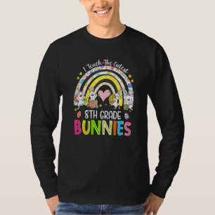 I Teach The Cutest 8th Grade Bunnies Teacher Easte T-Shirt