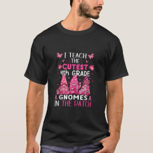 I Teach The Cutest Gnomes Tee Halloween Kindergart