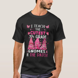 I Teach The Cutest Gnomes Tee Halloween Kindergart