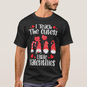 I Teach The Cutest Little Valentines Women Gnome T T-Shirt