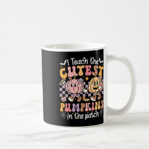 I Teach The Cutest Pumpkins In The Patch Retro Tea Coffee Mug