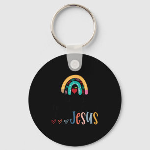 I Teach Tiny Humans About Jesus Christian Teacher  Keychain