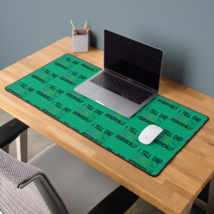 I Tell Dad Jokes Periodically Desk Mat