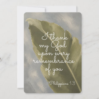 I THANK MY GOD | Philippians 1:3 | Teacher Gift Invitation