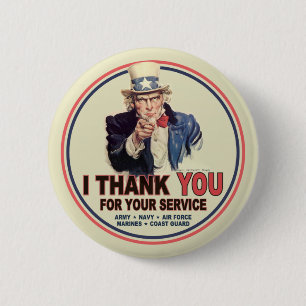 I Thank You 2 Inch Round Button