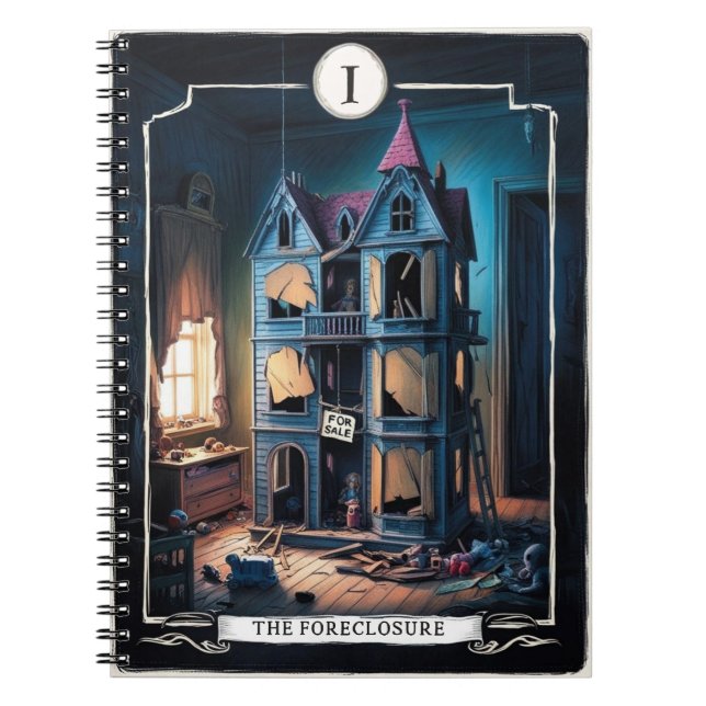 I The Foreclosure – Ghosts Want Out, Tarot  Notebook (Front)
