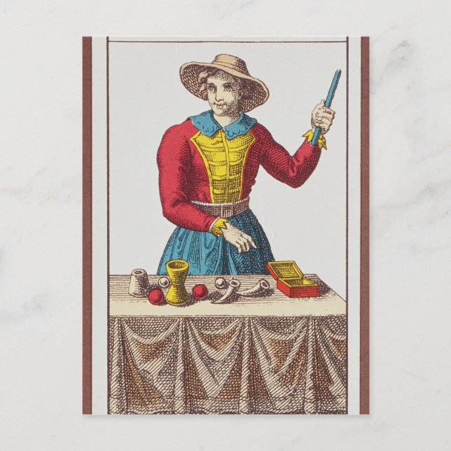 I The Magician, sept cartes tarot (Devant)
