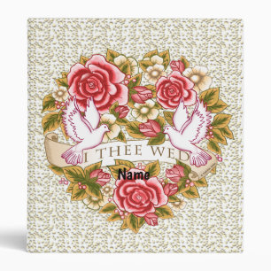 I Thee Wed custom Wedding binder