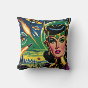 “I think I left the iron on.” Throw Pillow