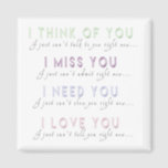 I Think Miss Need Love You Magnet<br><div class="desc">I Think Miss Need Love You Magnet. Unique and original work made by professional GetArtFactory designers. It's a great opportunity to get it!</div>