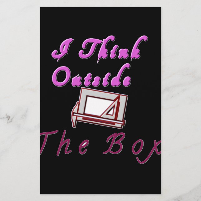 I Think Out of the Box: Creative Design (Front)