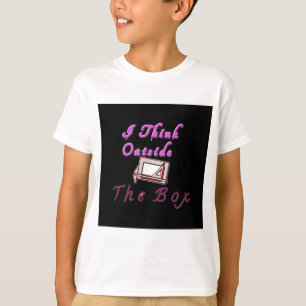 I Think Out of the Box: Creative Design T-Shirt