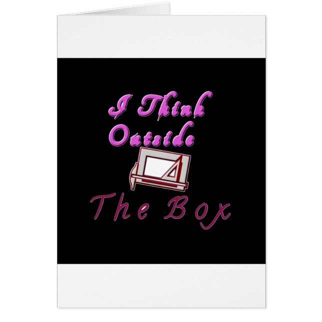 I Think Out of the Box : Design créatif (Devant)