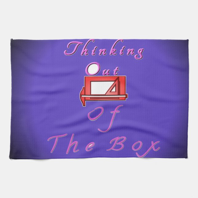 I think outside the box. kitchen towel (Horizontal)