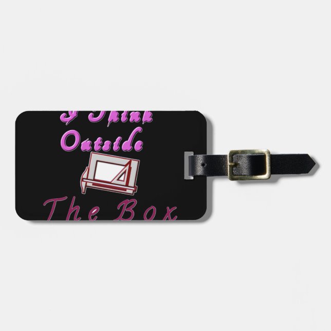 I think outside ZA box. Luggage Tag (Front Horizontal)