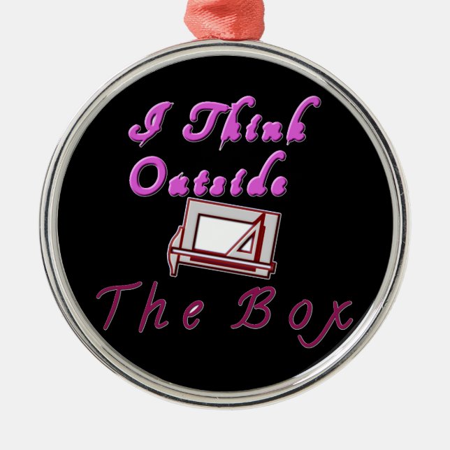 I think outside ZA box. Metal Ornament (Front)