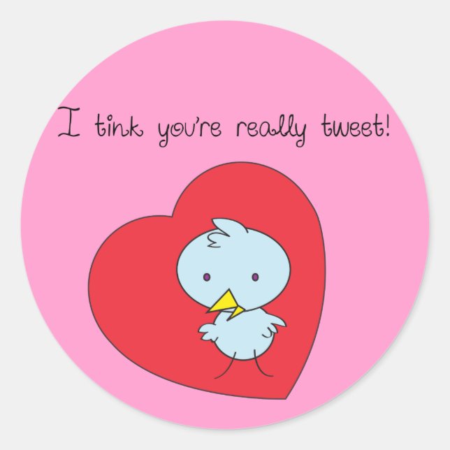 I Think You're Sweet Stickers (Front)